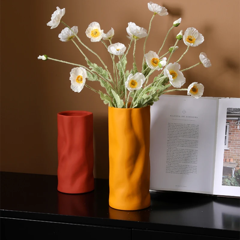 

Nordic Vases 2020 Home Decor Ceramic Living Room Decoration Flower Pots Wazon